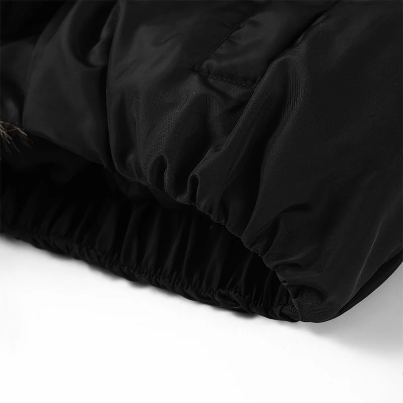 Street Faux Fur Patchwork Cropped Coats Women Loose Lapel Full Sleeve Pockets Warm Jackets 2025 Winter Lady Fashion Outwear