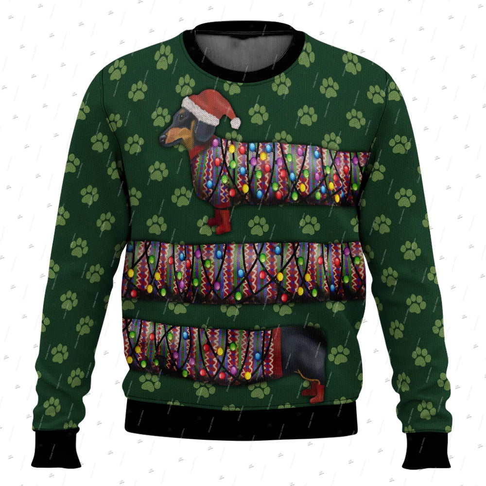 Christmas Ugly Sweater Cosplay Santa Claus Pet Anime Cartoon Skull Vintage 3DPrint Harajuku Winter Pullover Funny Long Sleeves 1