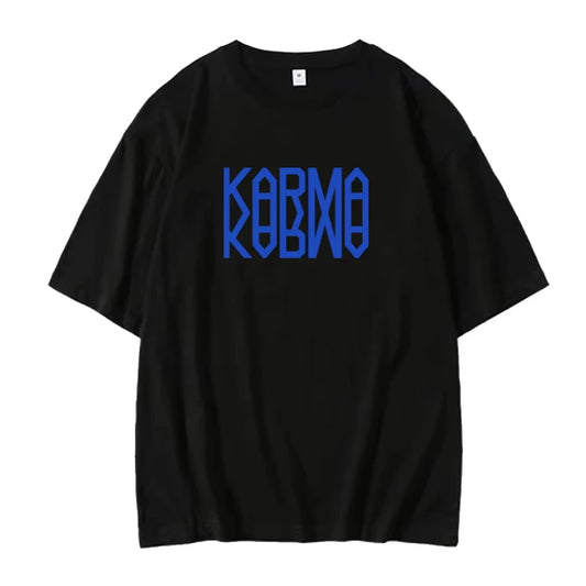 Kpop Straykids 2025 The 4th Album KARMA Kpop Fashion T Shirt Men Women Casual Cotton Cozy K-pop Short Sleeve Top