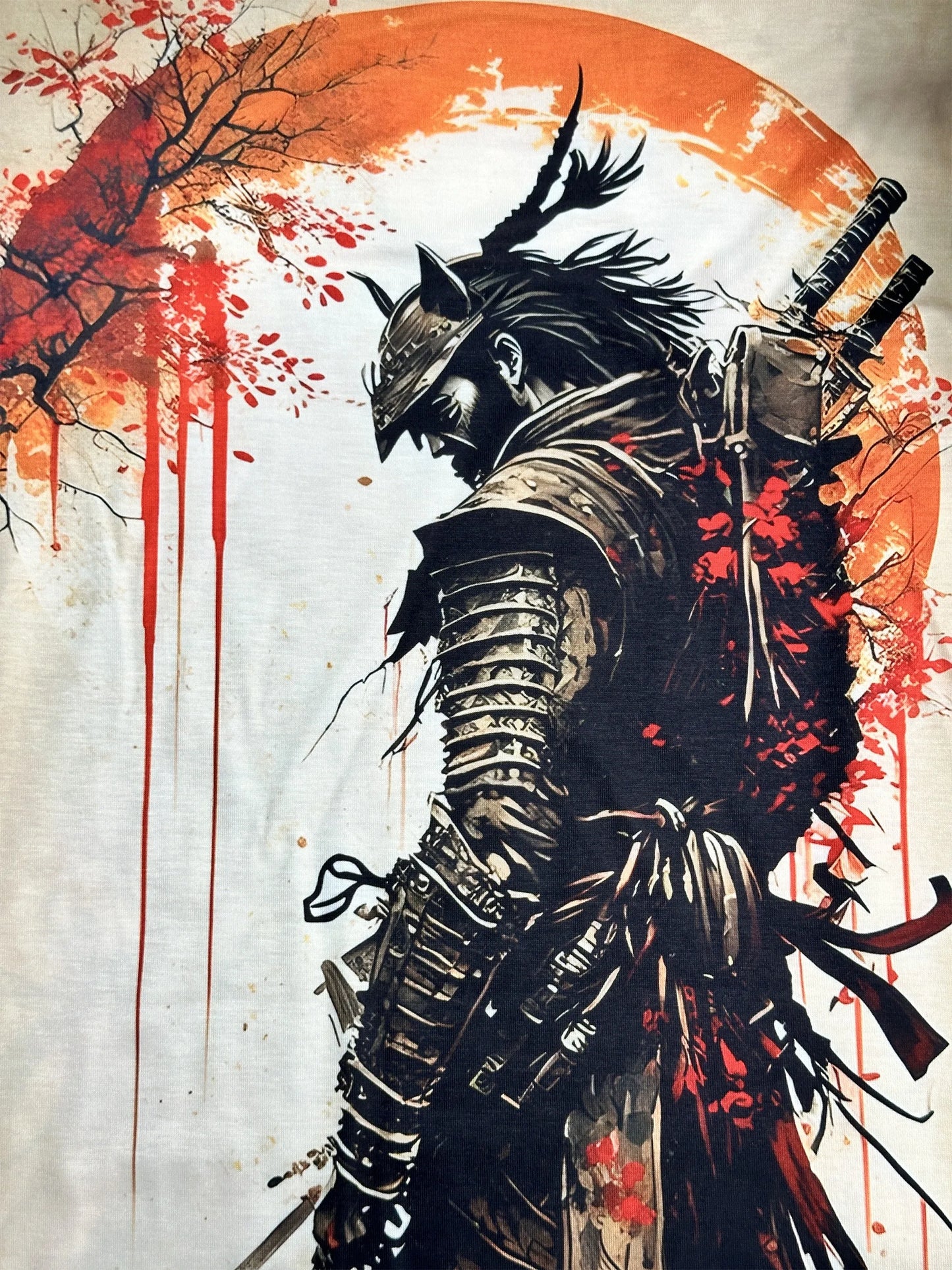 Vintage Samurai T-shirts For Men 3D Japan Style Print Short Sleeve Tops Street Hip Hop Streetwear Ninja Tees Men's T Shirt 6XL
