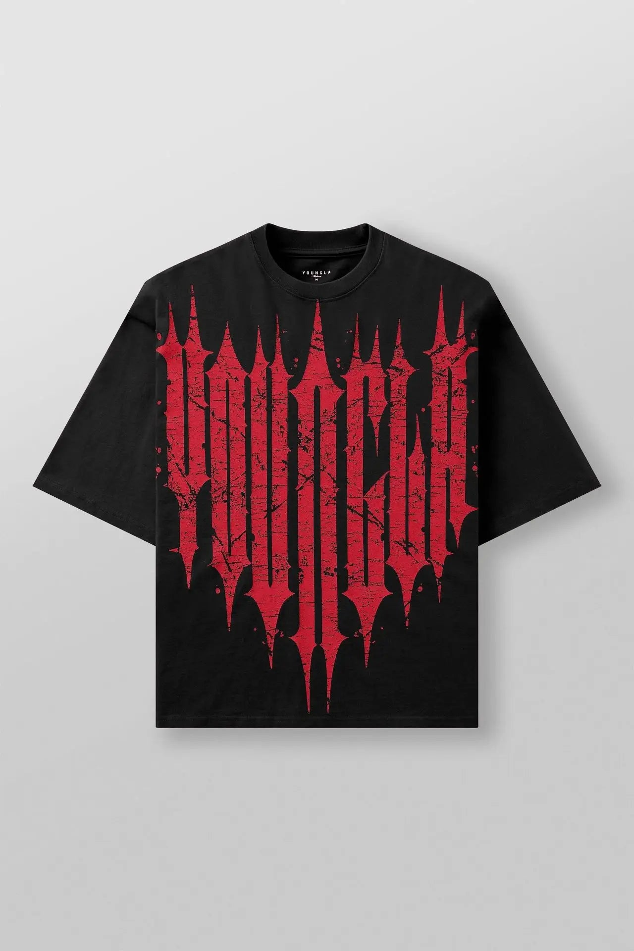 YA Men's Joggers Oversized fallow T-Shirt Summer Sports Fitness Cotton printing Short Sleeve Gym Running Training Short sleeve