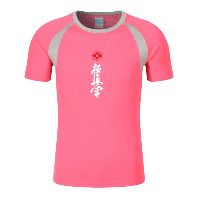 Kyokushin Karate Printed Fashion Men's Tee Shirt Summer T-shirt Cotton Mens Raglan Short Sleeve O Neck Streetwear Tops