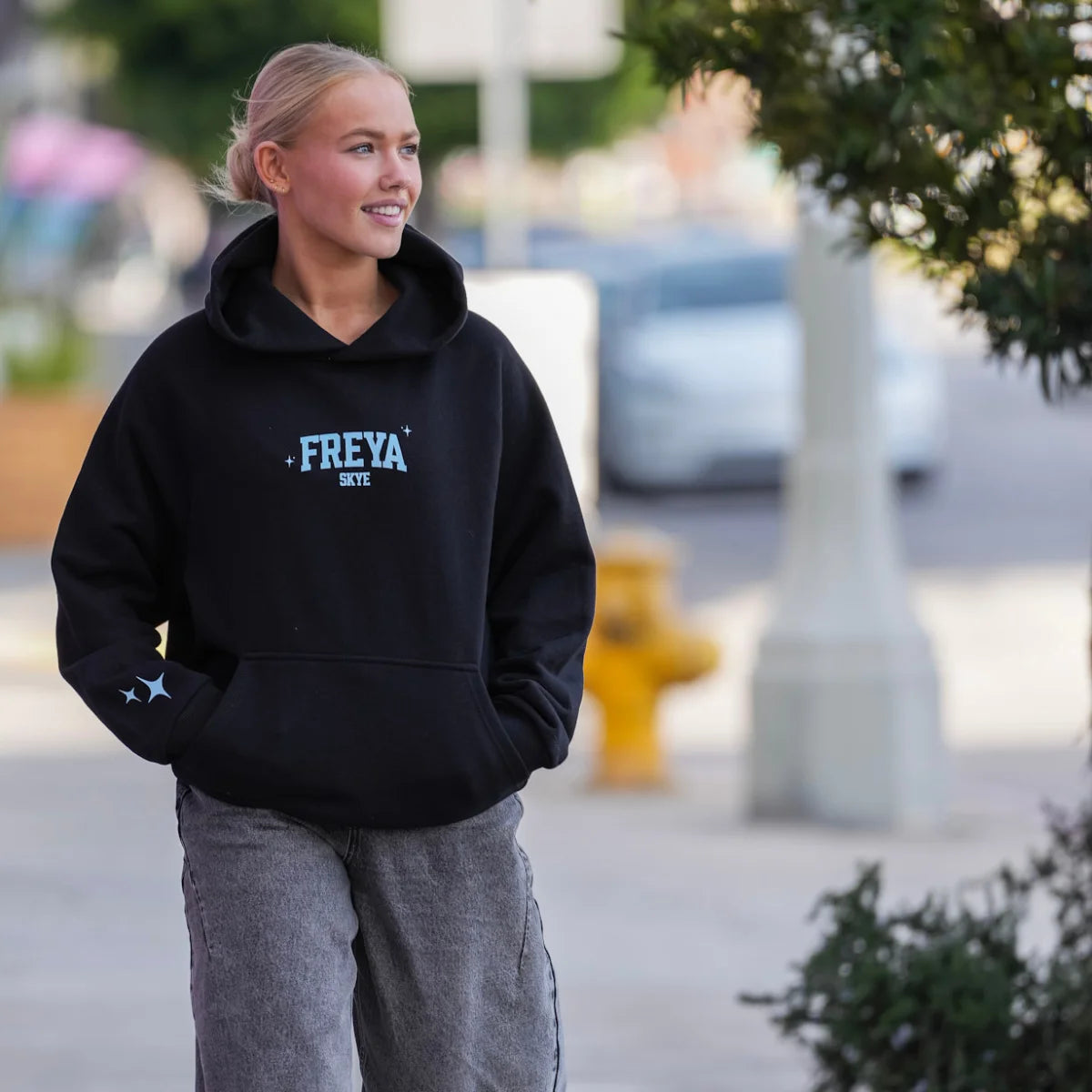 Freya Skye Hoodie Women Fleece Warm World Trour Oversized Y2k Sweatshirt Autumn Winter Thick Soft Pullover Female Male Clothing