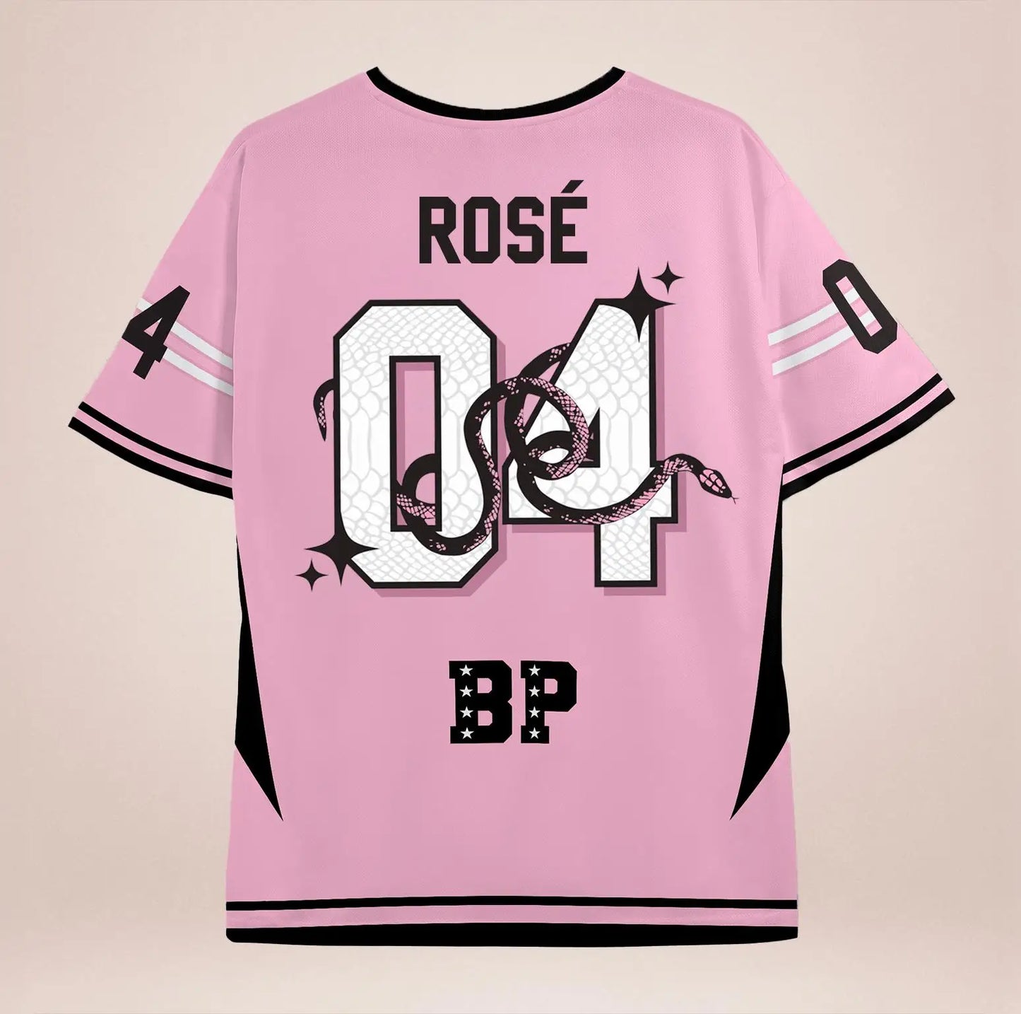 Pink Venom Jersey Korean Kpop Trend Style Name Option Men's Quick-drying T-Shirts Comfy Stylish Street Casual Plus Size Unisex