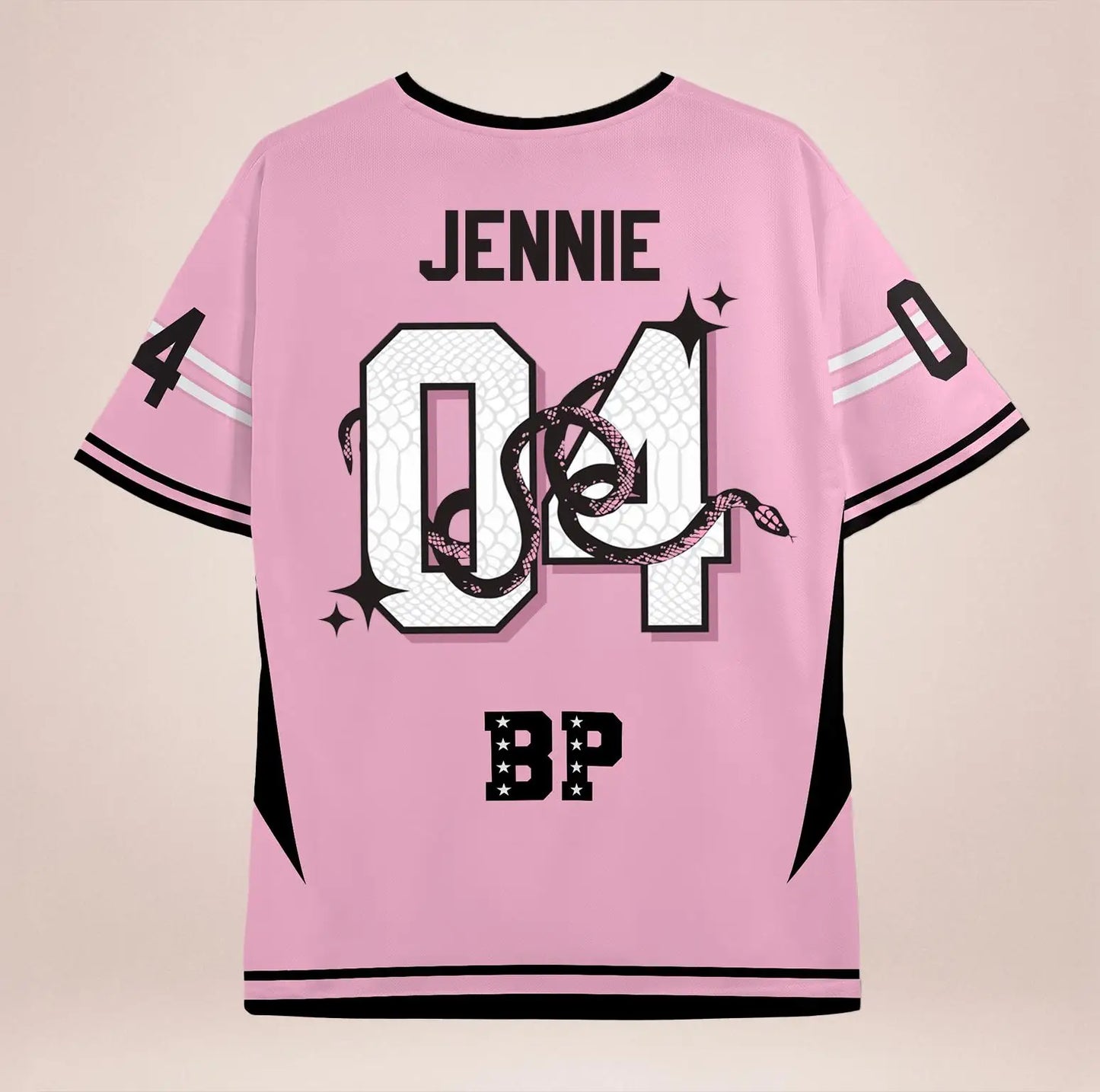 Pink Venom Jersey Korean Kpop Trend Style Name Option Men's Quick-drying T-Shirts Comfy Stylish Street Casual Plus Size Unisex