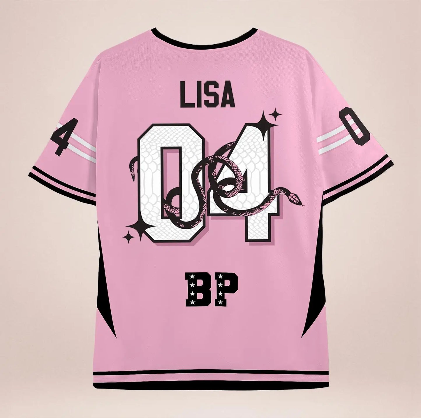 Pink Venom Jersey Korean Kpop Trend Style Name Option Men's Quick-drying T-Shirts Comfy Stylish Street Casual Plus Size Unisex