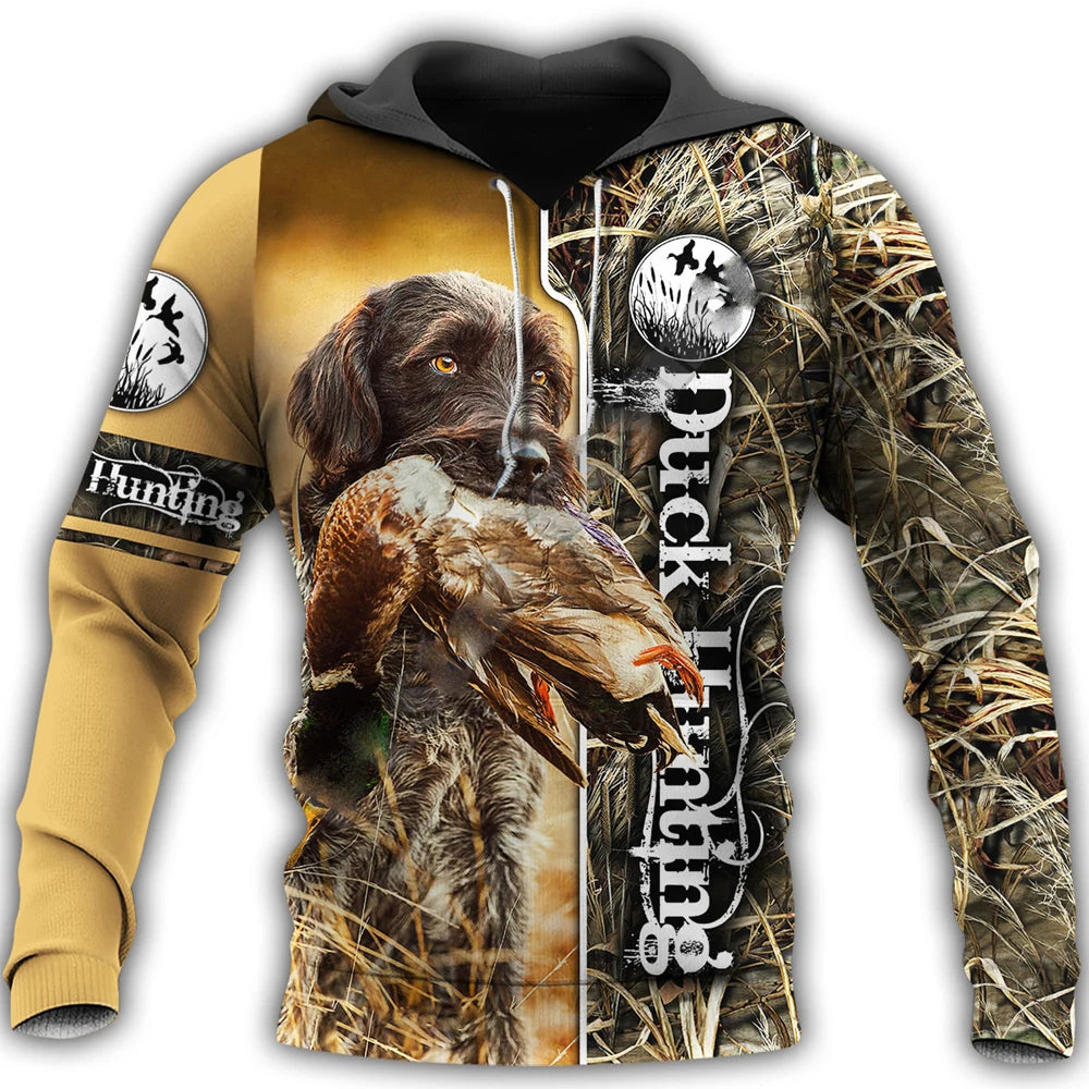 Animals Wilderness Novelty Hoodies Boar Hunter 3D Printed Mens Hooded Sweatshirt Unisex Streetwear Pullover Casual Tracksuits