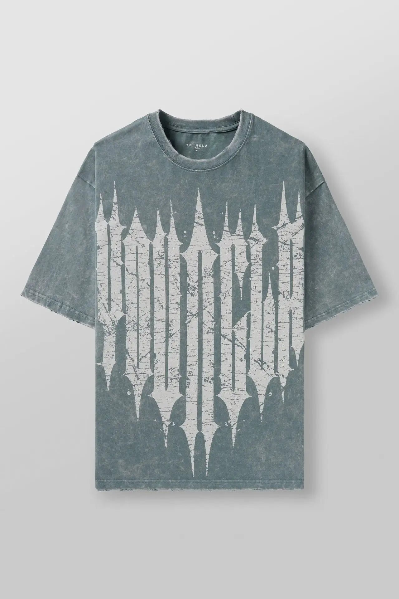 YA Men's Joggers Oversized fallow T-Shirt Summer Sports Fitness Cotton printing Short Sleeve Gym Running Training Short sleeve