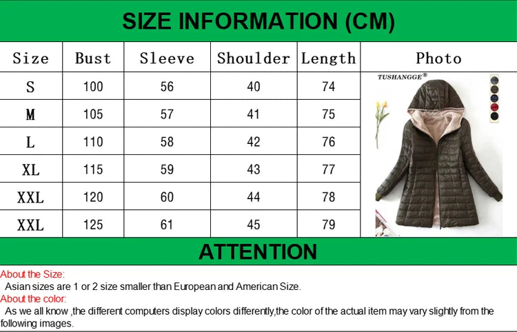 New Mid Length Korean Edition Hooded Fit Women Jackets Autumn Winter Mid-length Office Cotton Coats Warm Lamb Fleece Parkas