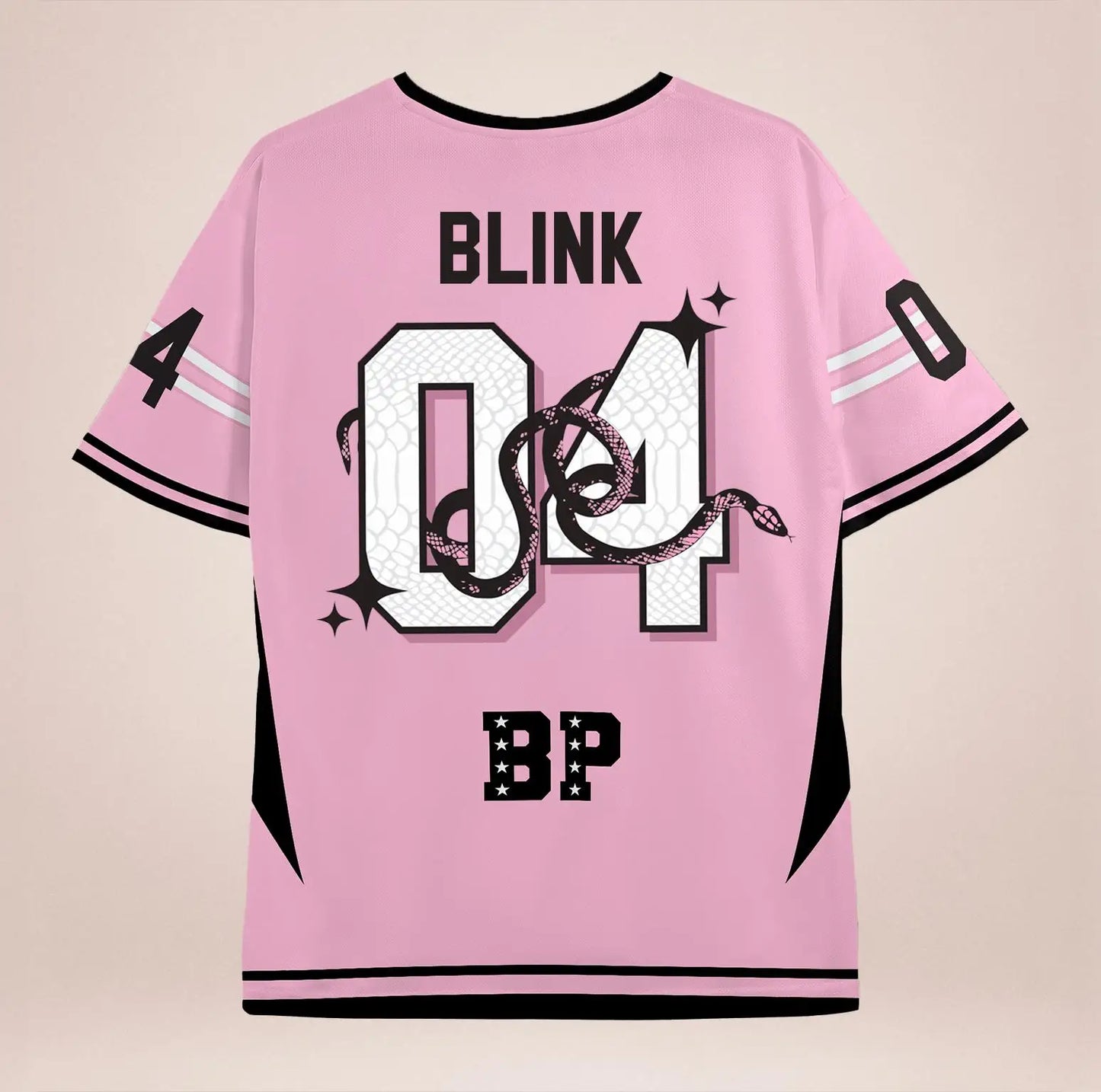 Pink Venom Jersey Korean Kpop Trend Style Name Option Men's Quick-drying T-Shirts Comfy Stylish Street Casual Plus Size Unisex